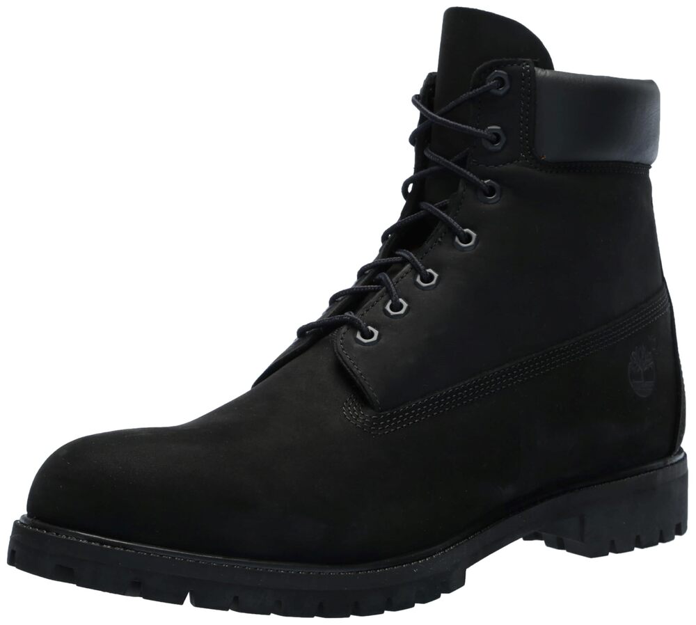 Timerbland Men's 6 Inch Premium Waterproof Boot, Black Nubuck, 10